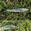 TRUSCEND Swimmax Fishing Lure na may BKK Hook, Madaling Makahuli: Umiindayog, Umiindayog, Gumagawa ng Ingay, Matibay na Dyneema Fiber Jointed Swimbait para sa Bass, Trout, Crappie, Tamang-tama para sa Family Fishing [WM]