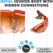 TRUSCEND Easy Catch Swimmax, May Magic na Maingay na Malakas na Galaw at Pag-Vibrate para Mas Maraming Kagat, Segmented Swimbait na Pinagdudugtong ng Dyneema Strongest Fiber, Parang Tunay na Pang-akit sa Pangingisda para sa Pangingisda ng Pamilya [WM]