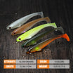 TRUSCEND Easy Catch Pre-Rigged Soft Lures, May Natatanging Vibrating Swim Action at Trembly Sinking Move para sa Mas Maraming Kagat, Kamangha-manghang Soft Swimbait para sa Pangingisda ng Pamilya, Fishing Lures para sa Bass Trout Crappie Walleye [WM]