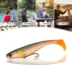 TRUSCEND Easy Catch Shadtale na may BKK Hooks, Natatanging Kumikislot na Paglangoy at Matinding Jigging Action para Mas Maraming Kagat, Kamangha-manghang Soft Fishing Lures para sa Bass Trout Crappie, Mahalaga para sa Family Fishing [WM]