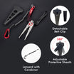 TRUSCEND Lockable Fishing Pliers na may High Tungsten Cutter, Makabagong Ergonomic na Hawakan, Saltwater Corrosion Resistant Teflon Coated Fishing Tool, Super Light Multi-Function Fishing Gifts [WM]