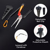TRUSCEND Lockable Fishing Pliers na may High Tungsten Cutter, Makabagong Ergonomic na Hawakan, Saltwater Corrosion Resistant Teflon Coated Fishing Tool, Super Light Multi-Function Fishing Gifts [WM]