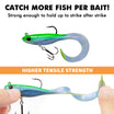 TRUSCEND Easy Catch Shadtale na may BKK Branded Hook, Natatanging Vibrating Swim at Trembly Jigging Action para sa Higit pang Kagat, Matibay na TPE Soft Fishing Lures para sa Bass Crappie Trout Walleye, Ilagay nang Nakahiwalay [WM]