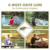 TRUSCEND Swimmax Creek Fishing King, Parang Tunay na Fishing Lures para sa Bass Trout Crappie Bluegill Panfish, Pinakamaliit na Jointed Swimbait para sa Freshwater, Madaling Makahuli na Crankbait Fishing Gifts para sa Family Fishing [WM]