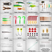 Fishing Lure Making Kit with Tackle Box | 128pcs