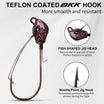 Titanium Weed Guard Swim Jig na may BKK Hook na may Teflon Coating