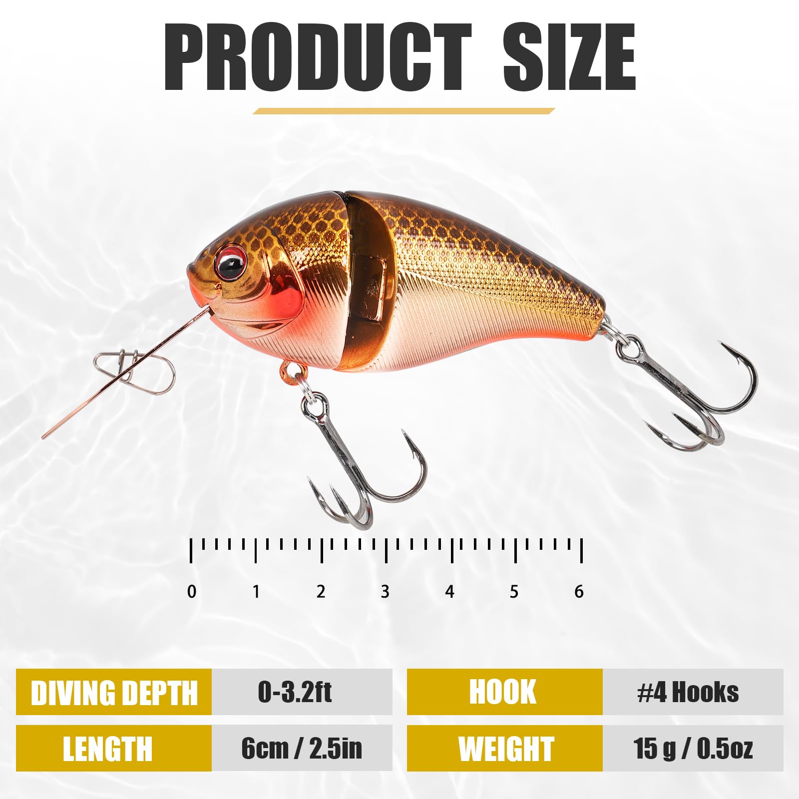 Craz Crankbait Fishing Lures Saltwater Freshwater – Truscend Fishing