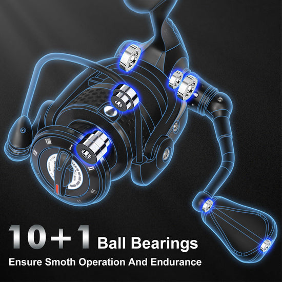 1500 Spinning Fishing Reel | Aviation Metal Material Body Reels | Industrial Durable-Strength | High Speed & Stability