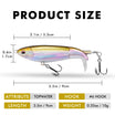 Pang-ibabaw na Panghuli ng Isda Minnow Revenge Plopper Lure