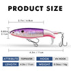 Pang-ibabaw na Panghuli ng Isda Minnow Revenge Plopper Lure