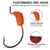 Duramax Dark Color Pre-Rigged Soft Swimbaits with BKK Hooks for Bass Fishing