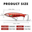 Pang-ibabaw na Panghuli ng Isda Minnow Revenge Plopper Lure