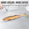 Hand-Painted Soft Paddle Tail Fishing Lures | 10pcs