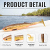 Hand-Painted Soft Paddle Tail Fishing Lures | 10pcs