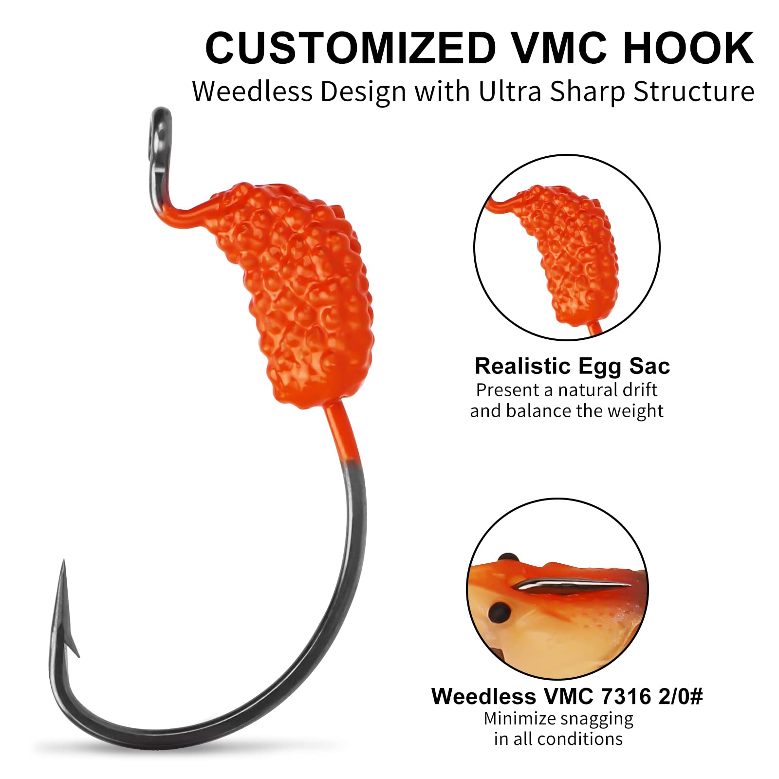artificial crayfish lures for trout on upper owens Duramax Light Color Pre-Rigged Soft Swimbaits with BKK Hooks for Bass Fishing 3in/7.5cm / 3pcs