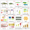 Fishing Lure Making Kit with Tackle Box -340pcs