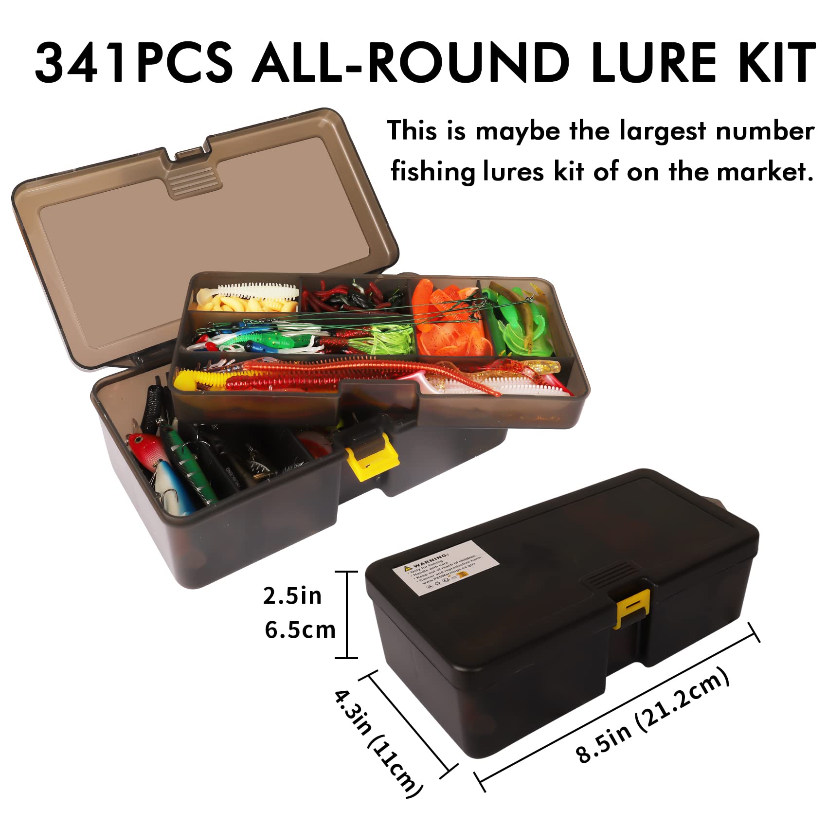Fishing Lure Making Kit with Tackle Box -340pcs – Truscend Fishing
