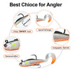 Fishing Lures Lifelike Swimbait for Bass Trout Crappie