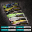 Shadtale Soft Fishing Lures | BKK Hooks | Paddle Tail Swimbait  | For Bass & Trout & Crappie & Walleye
