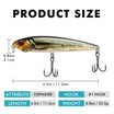 Topwater Recessed Gill Pencil Lure