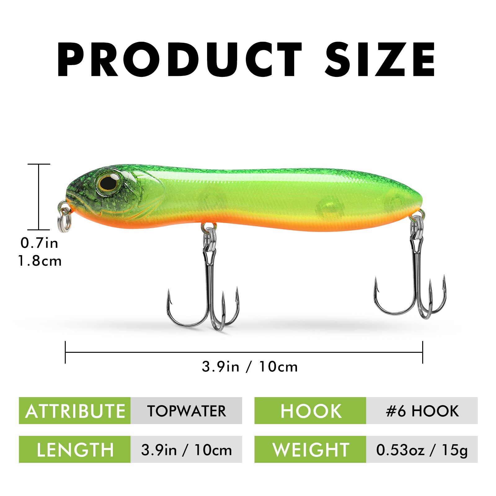 cmik fishing lures Topwater Snakehead Pencil Fishing Lure