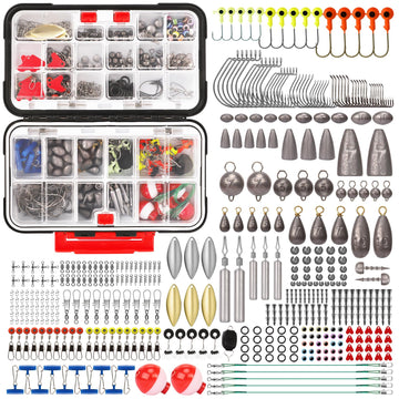 Fishing Lures Accessories Kit with Tackle Box