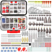 Fishing Lures Accessories Kit with Tackle Box | 403pcs