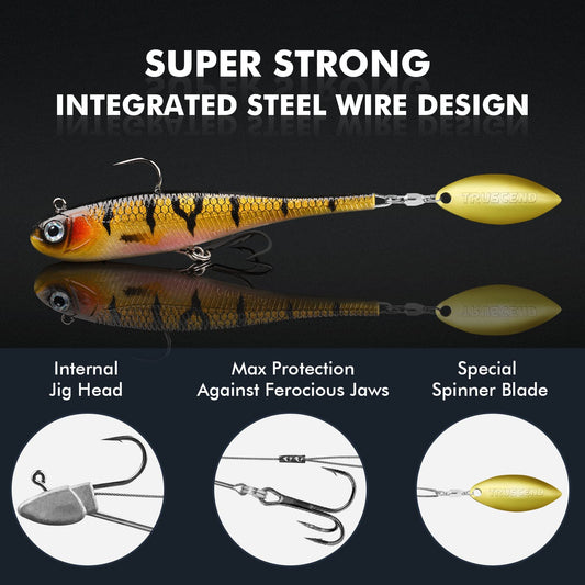 Soft Bait Spinner Tail Swimbait