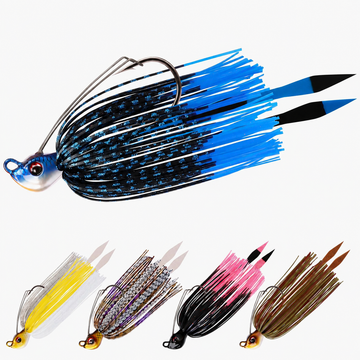 Titanium-Weedguard-Schwimm-Jig mit teflonbeschichtetem BKK-Haken