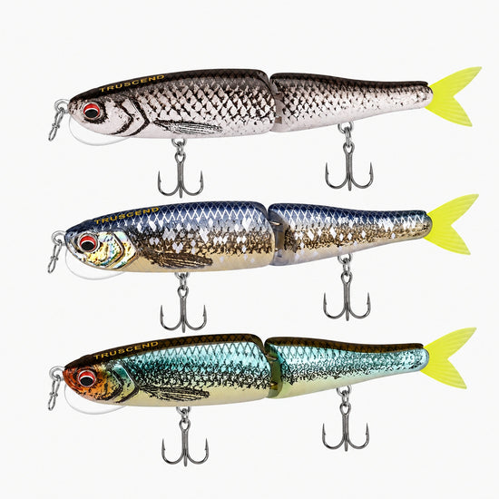 TRUSCEND Glide Bait Swimbait Lure Vertical Tongue - Truscend Fishing