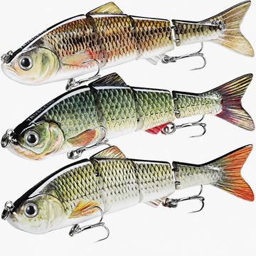 4 Segment Metal Jointed Swimbait - truscend fishing