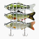 TRUSCEND Multi Jointed Swimbait 6 Segments Lure for Bass - Truscend Fishing