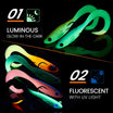 TRUSCEND Duramax Pre-Rigged TPE Soft Swimbait Fishing Lures with BKK Hooks