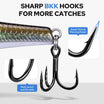 Long Lip Suspending Jerkbait Fishing Lure with BKK Hooks