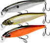 Mga Suspending Jerkbait Fishing Lure ng TRUSCEND, Precision-Engineered Minnow Lure na may Tunog, Mas Malayo ang Hagis, Mas Maliwanag ang Silaw at Mas Malakas ang Ingay na Jerkbaits para sa Black Bass Walleye Pike [WM]