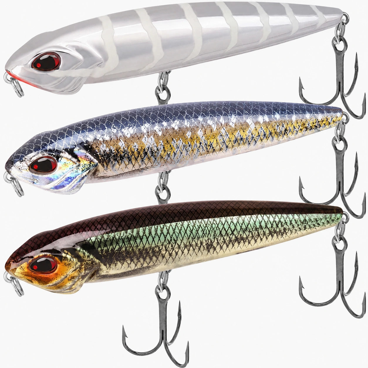 Topwater Recessed Gill Pencil Lure – Truscend Fishing