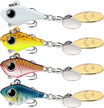 Wide Search Cover VIBE Tail Spinner, Madaling Huli na Lure na May Vibrating, BKK Super Slide Sharp Hook, Tumpak na Mahabang Cast na Spinner para sa Bass, Trout, Crappie [WM]