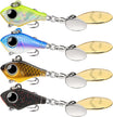Pang-malawakang VIBE Tail Spinner, Madaling Makahuli ng Lure sa Pangingisda na may Vibrating, BKK Super Slide Sharp Hook, Tumpak na Pang-malayuang Cast na Pangisda para sa Bass, Trout, Crappie [WM]