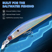 Floating Minnow Fishing Lure | Hard Bait | Rattle | Weight Transfer |  Mustad Hooks | For Bass, Trout & Pike