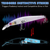 Floating Minnow Fishing Lure | Hard Bait | Rattle | Weight Transfer |  Mustad Hooks | For Bass, Trout & Pike