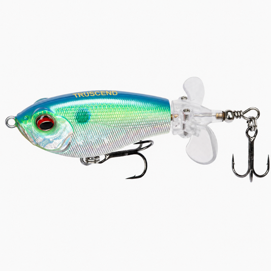 PoPobait Topwater Bass Lure Plopper Lure | Double Blade