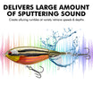 TRUSCEND PoPobait na may BKK Hooks, Top Water Whopper Plopper Fishing Lures para sa Bass Walleye Pike Catfish, Lumulutang na Lure para sa Fresh water o Salt water, Kamangha-manghang Lures, Regalo para sa Pangingisda ng Pamilya [WM]