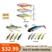 Revenge Plopper Lure [3 Pcs] + Shad Swimbait [6 Pcs] + Soft Glide Bait [5 Pcs]