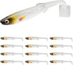 Pininturahang Kamay na Soft Paddle Tail Fishing Lures