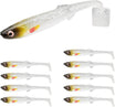 Pininturahang Kamay na Soft Paddle Tail Fishing Lures