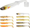 Hand-Painted Soft Paddle Tail Fishing Lures | 10pcs