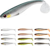Pininturahang Kamay na Soft Paddle Tail Fishing Lures