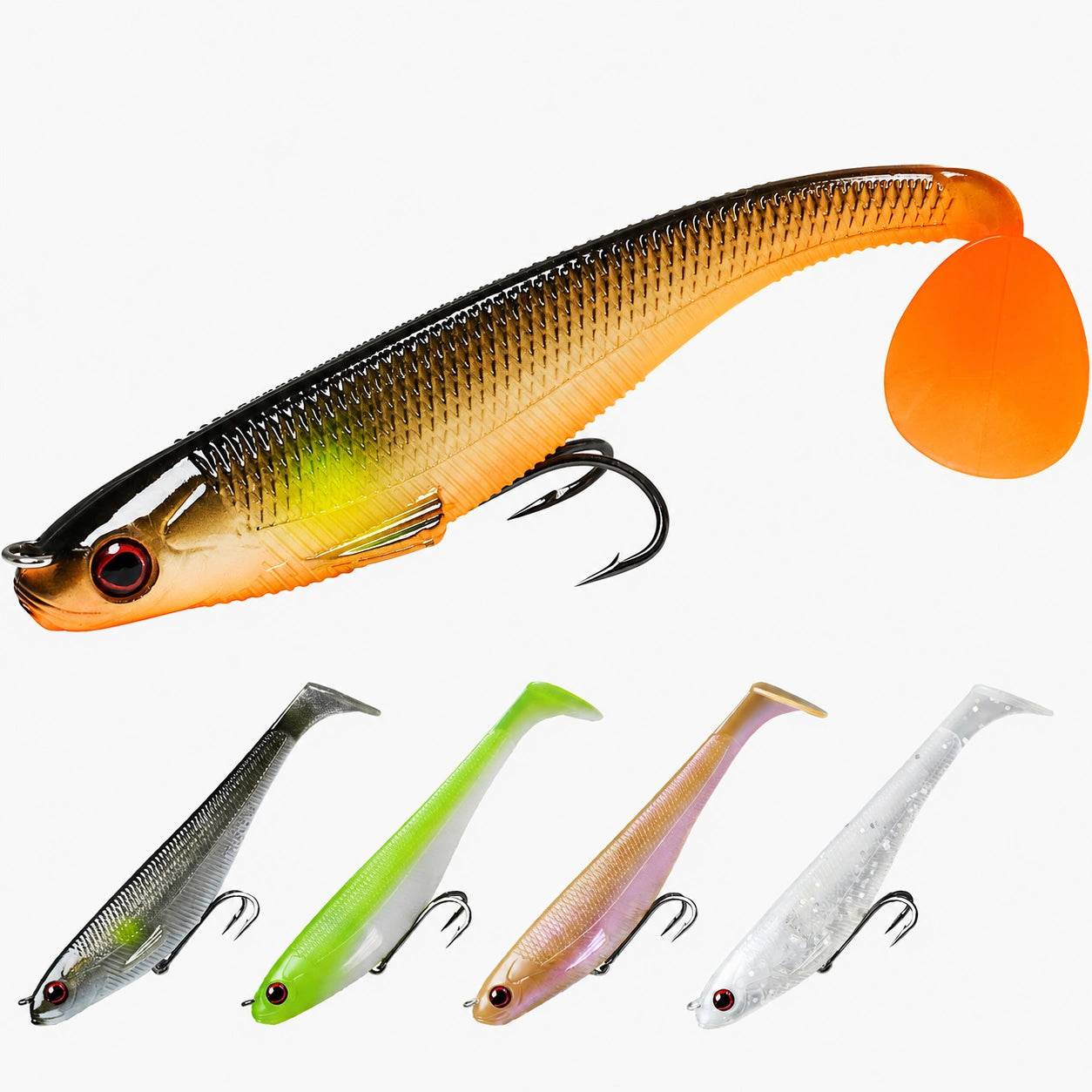 bulk soft fishing lures Syosisny 50 PCS Plastic Lure, Lifelike Forked Tail Minnow, Fishing Baits Tackle for Saltwater and Freshwater Bass, Crappie, Walleye, or Trout : Sports & Outdoors and theyre tougher than similar baits so you get more fish per bait than any other Bass Fishing Bulk Soft Plastic