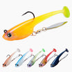 Paddle Tail Swimbait – TPE Soft Fishing Lure with Spinner Blade