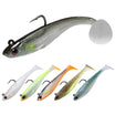 Shadtale Soft Fishing Lures | BKK Hooks | Paddle Tail Swimbait | For Bass & Trout & Crappie & Walleye